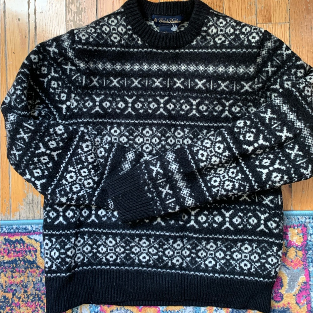 Brooks Brothers medium wool and cashmere blend sweater